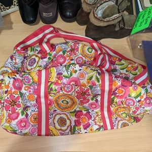 Vera Bradley weekender duffle tote
